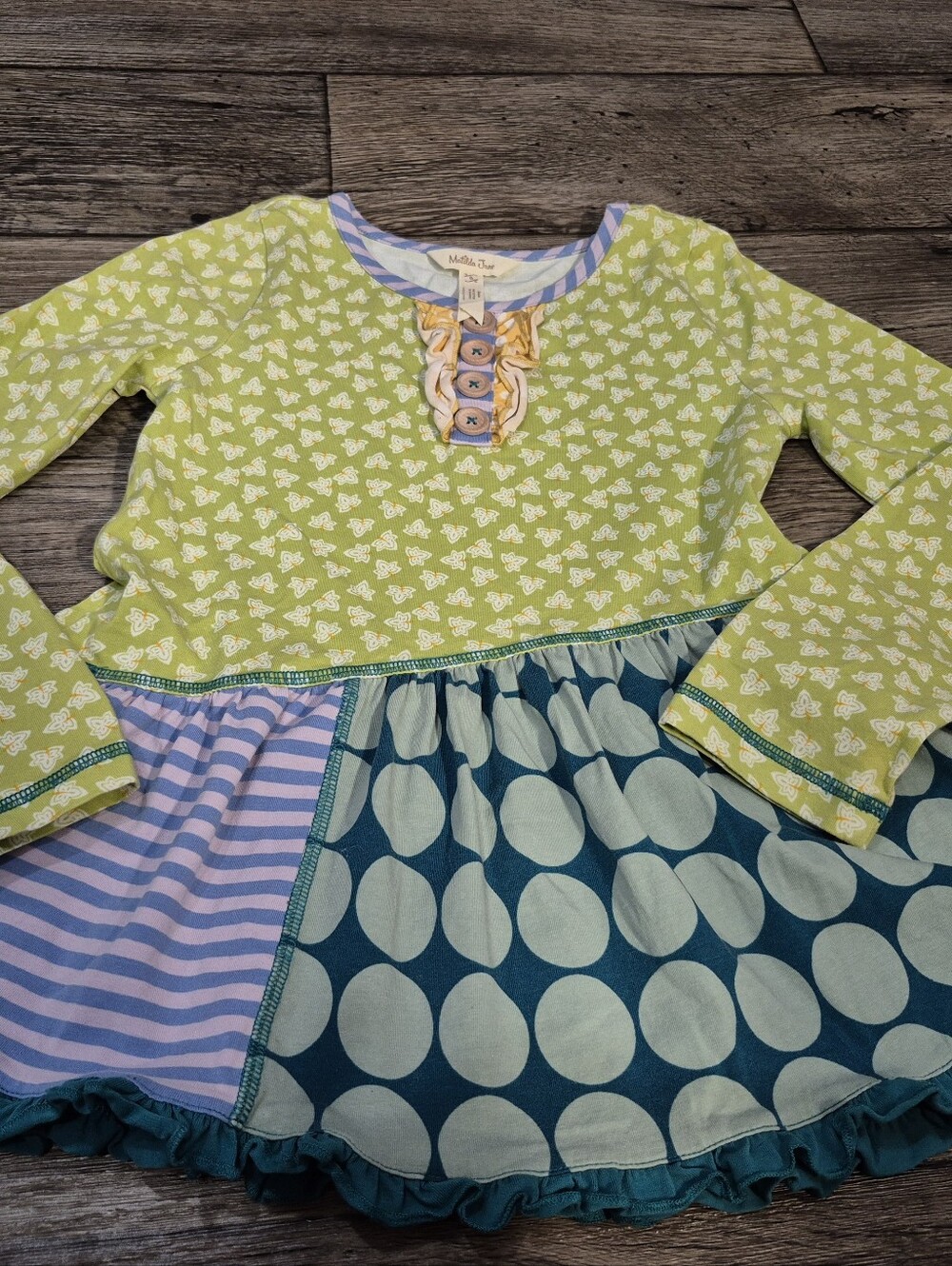 Matilda Jane Once Upon A Time Likely Story Indeed Tunic Top (Girls Size 8)